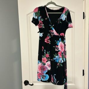 Pink Blush Maternity and Nursing Dress